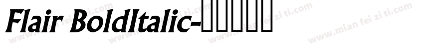 Flair BoldItalic字体转换